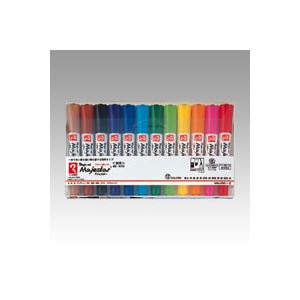 アルコール系インキを使用しています。魔法の色彩セット 驚異のアルコール系インキを使用した、寺西化学のマジックマジェスター 黒、赤、青、緑、黄、空、橙、桃、茶、紫、黄緑、黄土の12色が贅沢に揃いました 