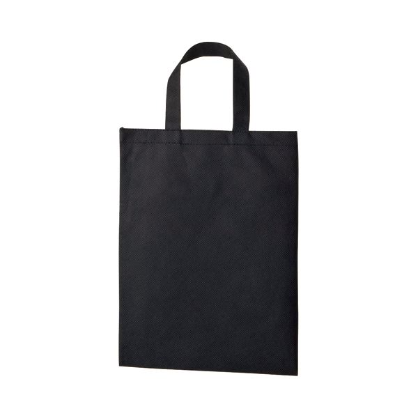 店舗用品 手提袋 コットン／不織布袋エコなキャリーバッグ 大容量 大型 で使い勝手抜群のTANOSEE不織布バッグ A4サイズに対応し、スマートに持ち運べます ブラックカラーでおしゃれ 10枚入りのお