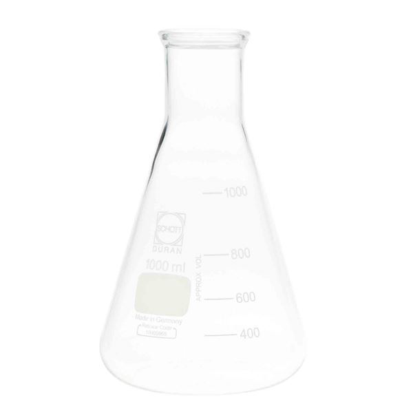 極厚三角フラスコ 1L【10個】- 柴田科学の進化した肉厚容器が、あなたの実験をサポート 【柴田科学】スーパー肉厚三角フラスコ 1L【10個】 010620-1000A◇関連： ホビー／エトセトラ／科