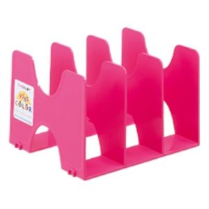 子どものためのカラフルな学習スタンド 業務用セットでお得 セラピーキッズ 子供 カラー フリーブックスタンド フボ-TC9-KP キッズ ピンク【×5セット】 (業務用セット) セラピーキッズ 子供 