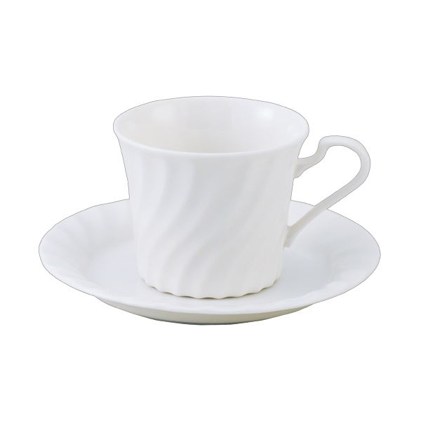 飲食用品 食器 カップ至福の食器セット 贅沢なコーヒー碗皿6客セット×2で、飲食を極める新たなる旅へ (まとめ) いちがま ニューボーン コーヒー碗皿 1セット(6客) 【×2セット】◇関連： 生活用
