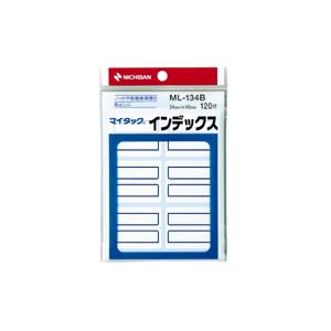 再生可能な剥離紙を使用。環境に優しい剥離紙を採用 驚きの粘着力 青枠で目立つ 1パック入り×10セット （まとめ） ニチバン マイタック(R) インデックス ML-134B 青枠 1P入 【×10セッ