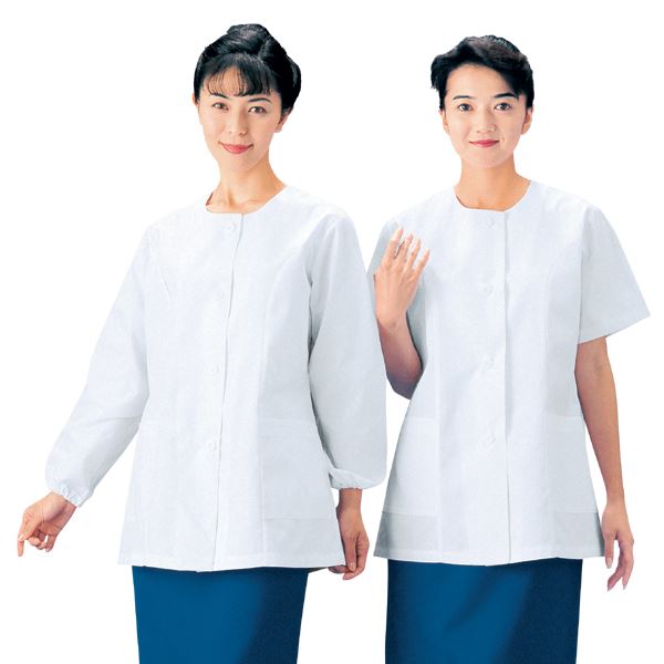 女性らしさと所作をより美しくよりしなやかに演出する調理用白衣優雅さと優美さを引き立てる、繊細な仕草を演出する調理用白衣 ワークフレンド 女性用半袖 スカート付き Sサイズ workfriend 調理用
