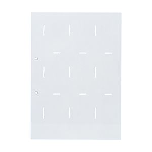 アルバム・名刺／整理用品 名刺整理用品 名刺ホルダーリフィルビジネスプロ向け、便利な名刺整理アイテム スタイリッシュなグレーのA4タテサイズ、2穴仕様 両面18ポケットの名刺ホルダーリフィル 名刺をス