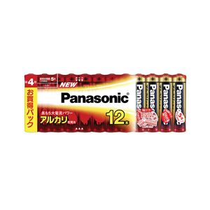 電源関連装置 ／ 乾電池 ／ 単4乾電池パワフルなエネルギーを持つ、持続力抜群の電源装置 あなたのデバイスを長時間サポートする、高性能な単4形アルカリ乾電池12本セット パナソニック(家電) アルカリ