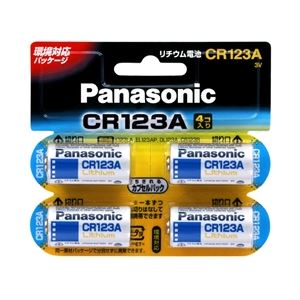 高性能カメラ用リチウム電池 3V CR123A 4個パック - パワフルなエネルギーであなたの撮影を支える パナソニック（家電） カメラ用リチウム電池 3V CR123A 4個パック CR-123AW