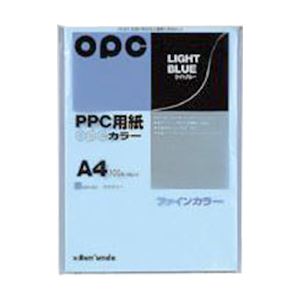 文書によって使い分け。 落ち着いた色調をラインアップ。多様な用途に対応し、落ち着いたカラーバリエーションを提供する 文運堂のファインカラーPPC パソコン A4判、カラー333がライトブルーで100枚