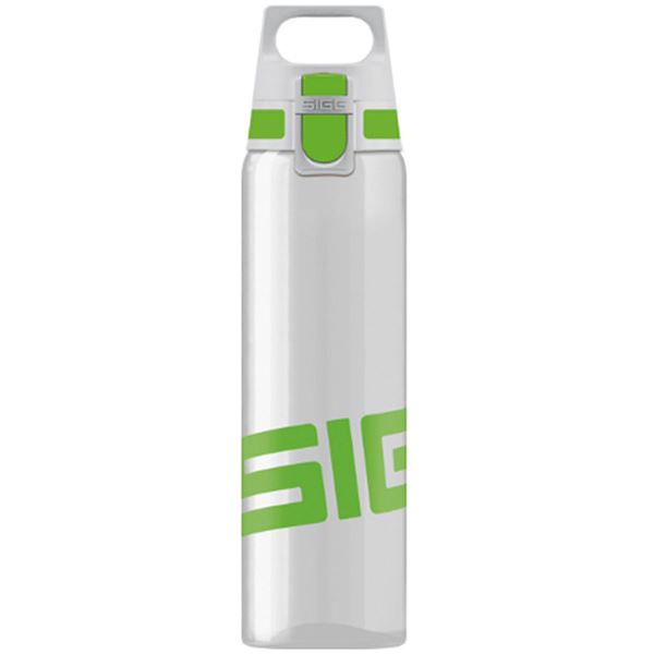 クリアな世界を手に入れよう ワンタッチで開ける、環境に優しいグリーンボトル0.75L 緑 SIGG ワンタッチ式トライタン製ボトル トータルクリア ワン（グリーン 0．75L） 緑◇関連： 生活用品／