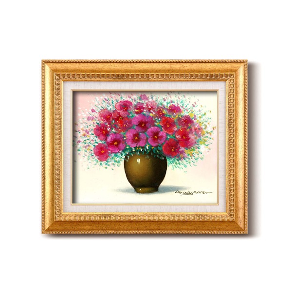 一筆一筆丁寧に描かれた本物の油絵油絵用額縁 油彩 油彩画 油絵用額 油彩額 油彩画額 油絵フレーム 油絵用フレーム あぶらえがく ゆさいががく ゆさいがく かいががく花の魅力を極めた風水アート 愛と繁