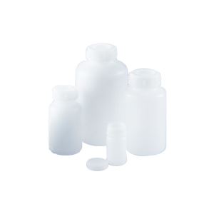 実験器具 必需品・消耗品 一般容器・保存容器（プラスチック製）実験の必需品 プラスチック製広口瓶（中栓付）50個セット 保存容器としても最適 使い捨てで便利 （まとめ）ポリ広口瓶（中栓付） WP-25