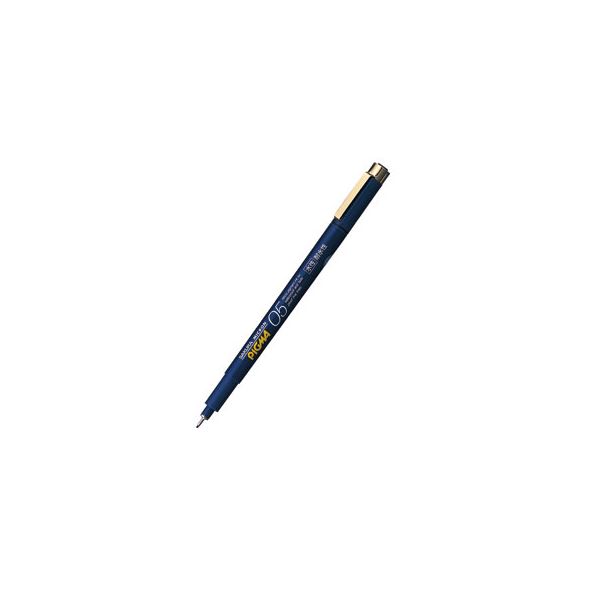 戸籍名簿など公文書への使用に最適。 水に流れにくく、直射日光にも色あせしにくいインクです。公文書に最適 耐水耐光の顔料インクで確かな書き心地 黒の0.5mmサクラクレパス ピグマ、使いやすさと品質に自