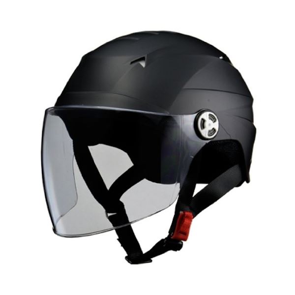 究極の安全 安心 とスタイルを追求したハーフヘルメット RE40 マット／BK フリー です リード工業 （LEAD） シールド付ハーフヘルメット RE40 マット／BK フリー◇関連： 生活用品／イ