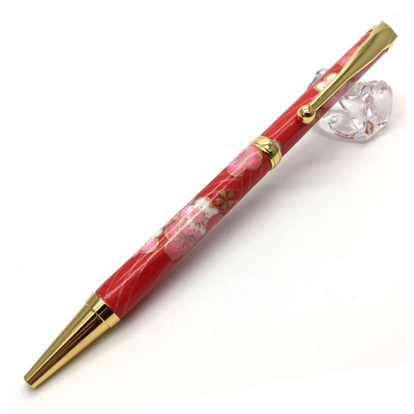 日本の伝統工芸、友禅柄。おしゃれな国産 ペン 筆記用具 筆記具ボールポイントペン お祝い 贈物 贈り物 プレゼント 入学祝い 卒業祝い 就職祝い 昇進 送別品 敬老の日 父の日日本の伝統工芸、友禅柄が