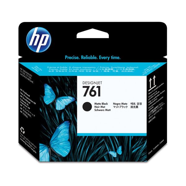 インクカートリッジ プリントヘッド驚異のインクカートリッジ、鮮やかなマットブラックのHP761プリントヘッドが、3個セットでお得に手に入る 卓越した品質と信頼性を持つ進化形のインクカートリッジ、プリン