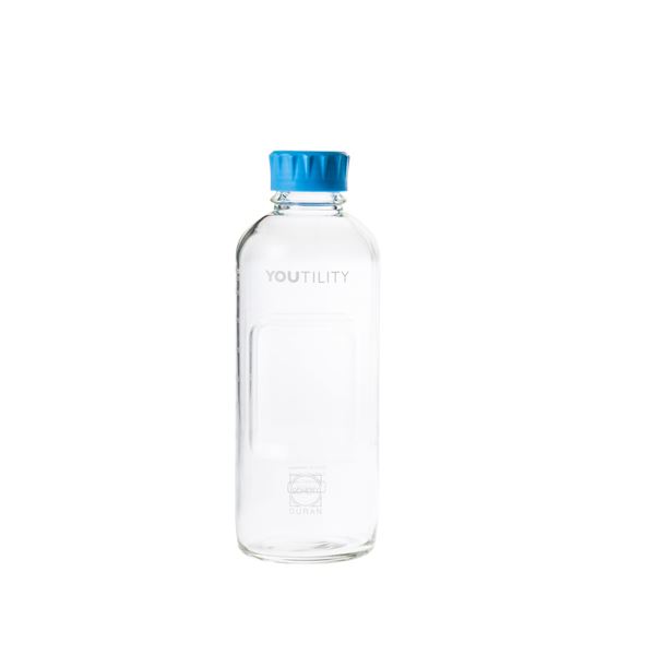 便利なねじ口びん、水キャップ付きで1L 4個セットでお得 【柴田科学】ユーティリティーねじ口びん 水キャップ付 1L【4個】 017310-1000A◇関連： ホビー／エトセトラ／科学／研究／実験／そ