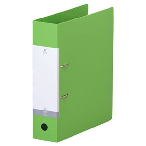 リングファイル Ｄリングファイル整理 収納 力650枚のA4タテ2穴リングファイルが10冊セットでお得に手に入る 鮮やかな黄緑のG2280-6は使いやすくスタイリッシュ 大容量 大型 で整理整頓もバッ