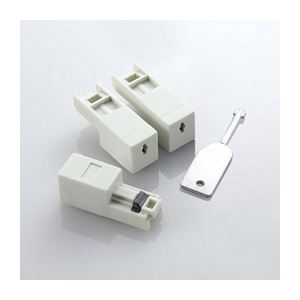 オフィス用品 テスターオフィス 事務用 作業の安心 安全 を守る ネットワークポートガード プロテクター【まとめ買い お徳用 3セット】 （まとめ） LANポートガード ESL-LAN1【×3セット】