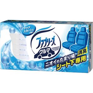 生活雑貨 消臭／芳香剤車内を爽やかに 消臭＆香りの生活雑貨 驚きの持続力 P＆Gのクルマ用置き型ファブリーズ、アクアスカッシュの香り 1個130gの本体を5セットでお得にご提供 快適なドライブを演出す