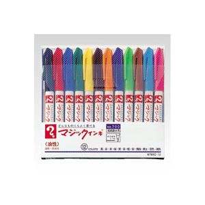 宛名書きから、ポスター作成まで。 油性マーカーの代名詞。 8色、12色、15色、カラーセットも豊富です。クリエイティブな表現から鮮やかなビジュアルまで、12色の魔法のインク M700C-12 黒は闇を