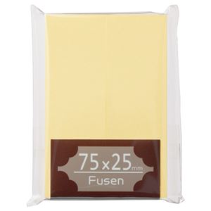 ノート・ふせん・紙製品 ふせん 普通粘着クリーム色の魅力が溢れる 便利なサイズの粘着メモ 30セットでお得にGET （まとめ） TANOSEE ふせん 75×25mm クリーム 1パック（2冊） 【×