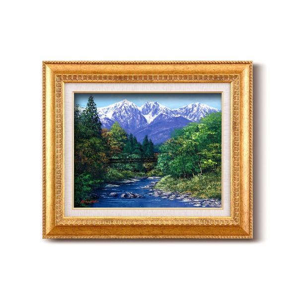 一筆一筆丁寧に描かれた本物の油絵油絵用額縁 油彩 油彩画 油絵用額 油彩額 油彩画額 油絵フレーム 油絵用フレーム あぶらえがく ゆさいががく ゆさいがく かいががく美しい自然の息吹を映し出す至高の風