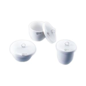 坩堝 実験器具 必需品・消耗品 実験用器具（磁器・金属製）実験の必需品、耐久性抜群の実験器具 革新的な磁製CWるつぼB型B0、容量15ml 使い捨てではなく、本体のみの販売で経済的 10個入りのセット