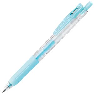 筆記具 ゲルインクボールペン ノック式0.5mmのミルクブルーが鮮やかなゲルインクボールペン、ノック式で手軽に使える まとめ買い お徳用 でお得な60本セット 青 (まとめ) ゼブラ ゲルインクボール