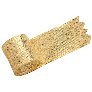 店舗用品 ラッピング用品 リボン輝く金のグランドメタルリボン 店舗用品のラッピングに最適 18mm×20mの贅沢な長さ まとめて5巻セットでお得 (まとめ) タカ印 グランドメタルリボン 18mm×2