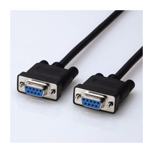 パソコン周辺機器 ケーブル高速データ転送対応のRS-232Cケーブル 配線 2本セット 信頼性とパフォーマンスを追求した製環境対応ケーブル 使いやすく、接続をスムーズにサポート 快適なデータ通信を実現