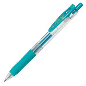 筆記具 ゲルインクボールペン ノック式新感覚 滑らかな書き心地のボールペンが登場 驚きのゲルインクノック式ペン ゼブラが贈るサラサクリップの進化形 0.7mmのブルーグリーンが鮮やかに輝く 60本セッ