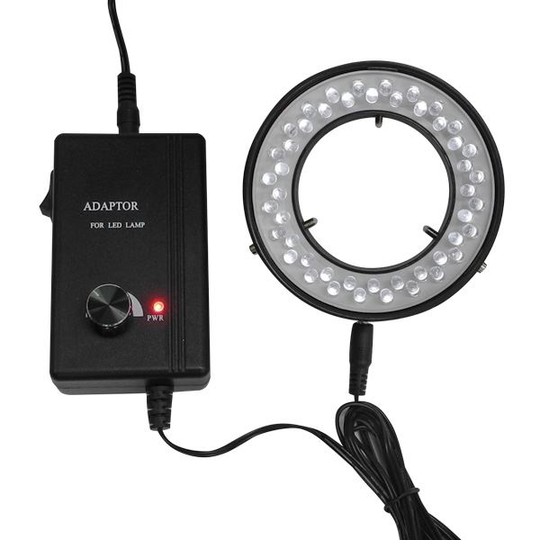 48個の白色LEDを使用した実体顕微鏡用のLEDリング照明光り輝く未来へ導く、革新的な顕微鏡用ライト 照明 システム LED-R48X 48個の輝くLEDが織りなす魅惑の光景、実体顕微鏡の新たなる旅へ