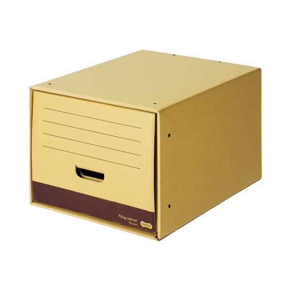 机上整理／収納用品 書類保存用品 文書保存箱整理整頓の達人 スペースセーバー 書類整理ボックス A4サイズ用 内寸W322×D394×H263mm 1個セット【×5セット】 （まとめ） TANOSEE