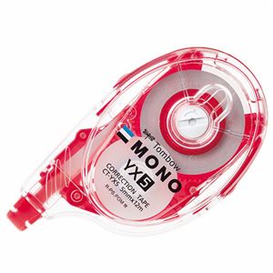 筆記具 修正テープ・修正ペン・修正液 修正テープ（本体）ミスを瞬時に消し去る魔法の筆記具、トンボ鉛筆の修正テープモノYX5が進化 赤いテープ15個セットでお得に手に入る ミスを見逃さずに一気に修正 仕