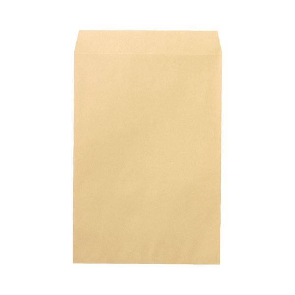 汎用度の高いサイズはまとめ買いで。多用途な大きさをまとめ買い お徳用 でお得に R40再生紙クラフト封筒 角185g／m2 業務用パック 700-80 1箱（500枚） ピース R40再生紙クラフト封
