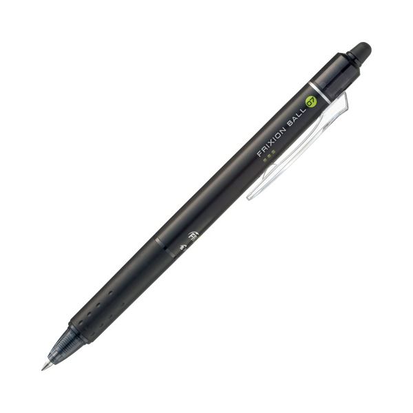 「書く・消す」をスピーディーに。ノック式フリクションボール。ノックで瞬時に書き消し 速さと便利さを追求した0.7mmの黒いフリクションボールペン、10本セット×3でお得に 黒 （まとめ） パイロット 