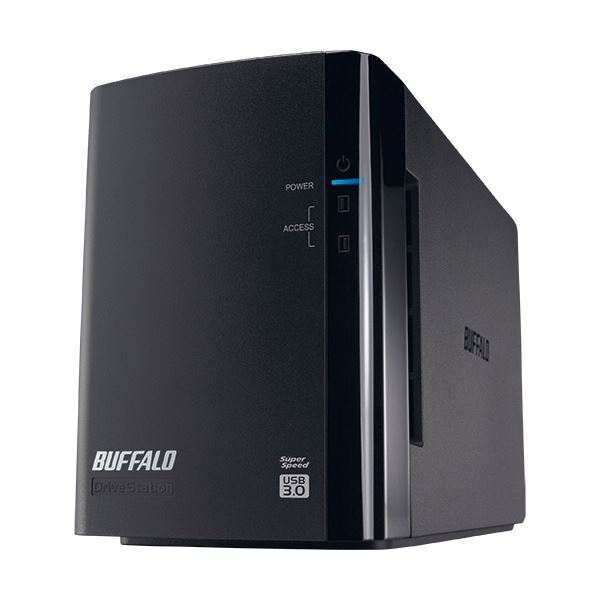 USB3.0搭載で高速アクセス高速アクセスを実現するUSB3.0搭載の外付けHDD 2ドライブ搭載で6TBの容量を持ち、ドライブステーションミラーリング機能も搭載 データの保護とバックアップに最適な一