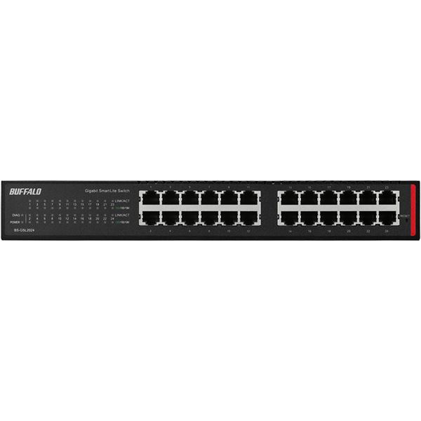 高速で信頼性のある24ポートのスマートLiteスイッチ 効率的な業務をサポートし、大容量 大型 データの転送やセキュリティの強化にも対応 ビジネスの成功を後押しします バッファロー 法人向け Giga