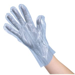 水色の大人向けビニール手袋、1箱に100枚入り 10セットでお得にGET （まとめ）大人用ビニール手袋 水色 100枚／箱入【×10セット】◇関連： 生活用品／インテリア／雑貨／日用雑貨／手袋／使い捨