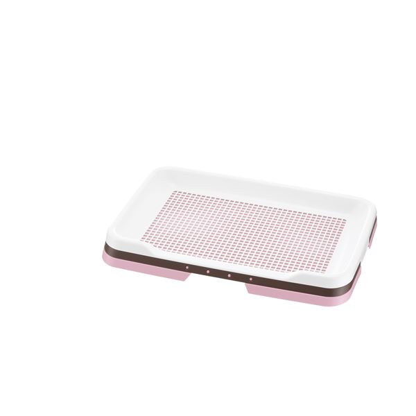 メッシュの周りにすき間なしお手入れしやすいカタチ完璧なメッシュ構造でお手入れ楽々 隙間なしステップトレーが愛猫のためのお掃除をサポート 快適なお手入れが簡単に レギュラーサイズのライトピンクカラーでペ