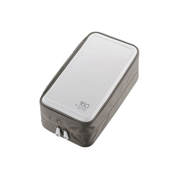 Blu-ray/CD/DVD Discを全方位からしっかり保護できる。きめが細かい不織布を使用した、160枚Discが収納可能なBlu-ray/CD/DVD対応ファスナーケース。多機能整理 収納 ケー