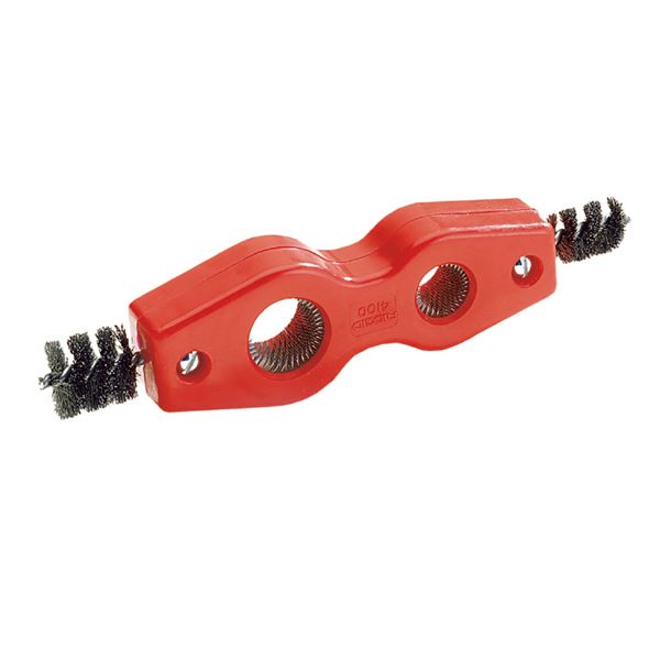チューブクリーニング用とフィッティング用を一つのブラシにridgid りじっど ブラシ ぶらし 工具 ツール DIY 作業工具 道具 作業 作業道具 TOOL tool diy こうぐ銅管を徹底的に清
