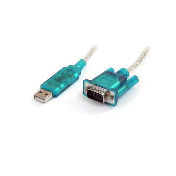 デスクトップ／ノートパソコンのUSBポートにRS232Cシリアルポートを追加高速データ転送のためのUSB-RS232Cシリアル変換ケーブル 配線 、長さ91cm、Star Tech.com製品、3本セ