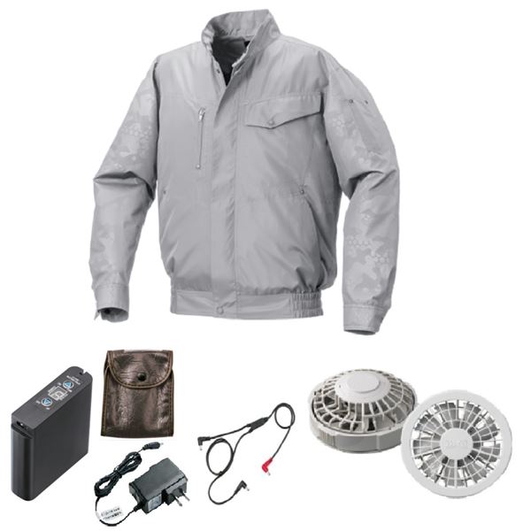 グレーエンボスの魅力を詰めた快適な空調服が進化し、登場 グレー×グレーエンボスのデザインでオシャレ度アップ 暑さや蒸れを解消し、快適な作業環境を提供 この夏、涼しさとスタイルを手に入れよう KU920