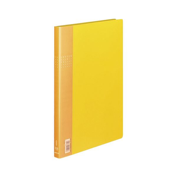 書類のズレを防ぎ、強くしっかりと保持するとじ具。ズレ知らず、しっかりホールド 書類を確実に保管する最強のファイル A4サイズ120枚整理 収納 可能、背幅21mmの黄色ファイルセット（10冊） コクヨ