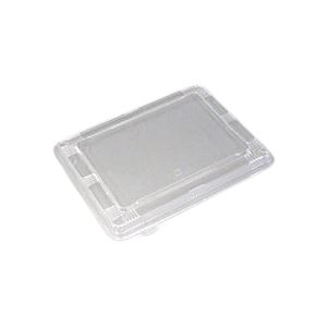 T-箱弁 26-20用フタパーフェクトフィット T-箱弁 26-20用の究極蓋 内嵌合ICカバー（OPS）が50個入った1パック 本体別売 単品 り ×10 単品 （まとめ）エフピコ T-箱弁 26-