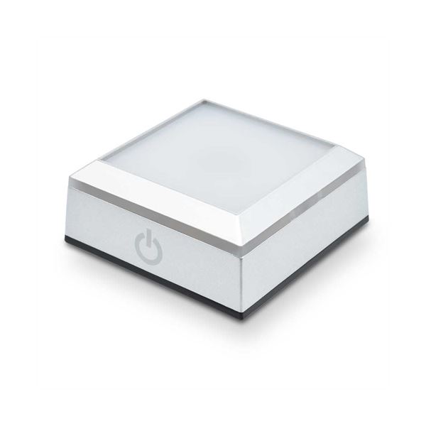 鮮やかな光彩が広がる LEDライト台座 SQUARE RGB LEDBASESQ-RGB【×2セット】 （まとめ）日本トラストテクノロジー LEDライト台座 SQUARE RGB LEDBASESQ-