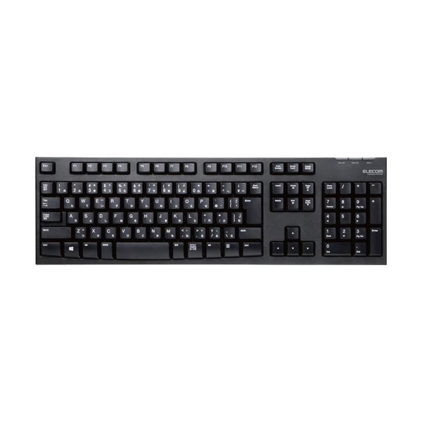 【無線タイプ】日本語108キーのキーボード。ワイヤレスで快適なタイピング体験 日本語108キーのキーボードが進化 の最新2.4GHz無線フルキーボード、USB接続で便利 ブラックのスタイリッシュなデザ