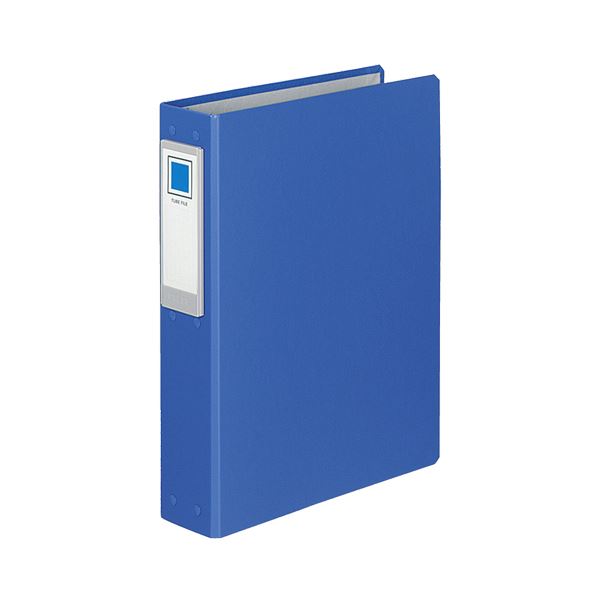 ロングタイプのとじ具だから書類をしっかり押さえる。400枚収容可能なA4サイズのロングタイプチューブファイル 片開きで使いやすく、青色のフ-L644NB 10セットのお得なセット (まとめ) コクヨ 