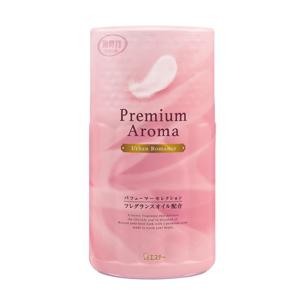 心輝く贅沢フレグランス!心躍る至福の香り （まとめ）エステー トイレの消臭パワー プレミアムアロマ シティロマンス 400ml 1セット（3個）【×5セット】 （まとめ）エステー トイレの消臭力 Pr