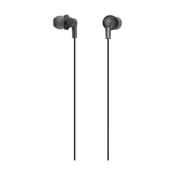 耳にスッキリ収まる密閉型インサイドホン。耳にピタッとフィットする完全密閉型イヤホン 音楽を極上のクオリティで堪能しよう ブラックカラーのパナソニックステレオイヤホンRP-HJE150-Kが3個セットで